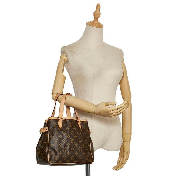 Louis Vuitton Monogram Batignolles Handbag PVC Leather Brown - Picture 8 of 8